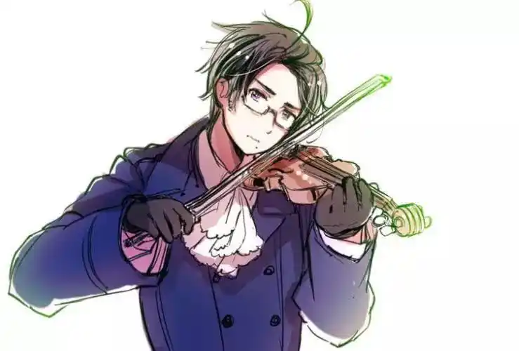 奥地利《黑塔利亚》贵族小少爷的形象,擅长音乐,看似高贵优雅其实生活