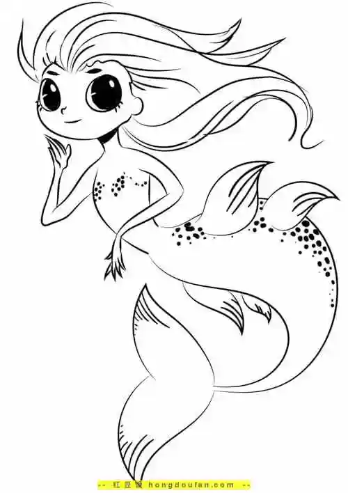 填色,填色书,填色卡通,填色大全,填色游戏,填色画,小丑鱼,小美人鱼,小