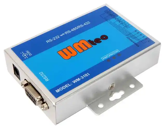 wm-318i 工业光电隔离防雷型rs232到rs485/rs422接口转换器