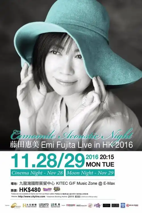 藤田惠美emi fujita "camomile acoustic night" 演唱会