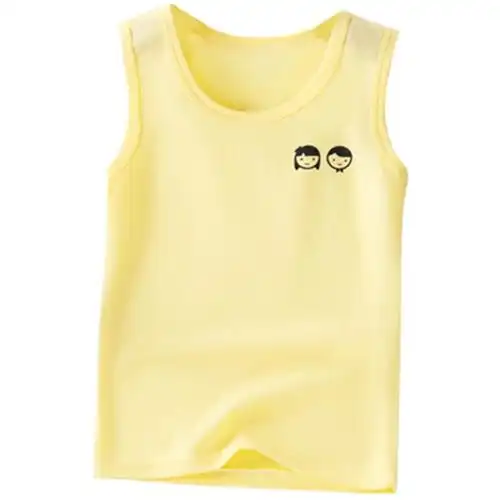 夏季儿童背心纯棉薄款男童装女童打底汗衫男孩宝宝小背心内穿无袖