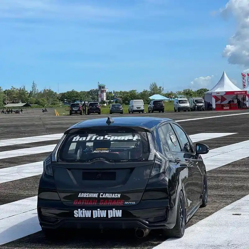 飞度gk5单出大炮黑武士改装案例