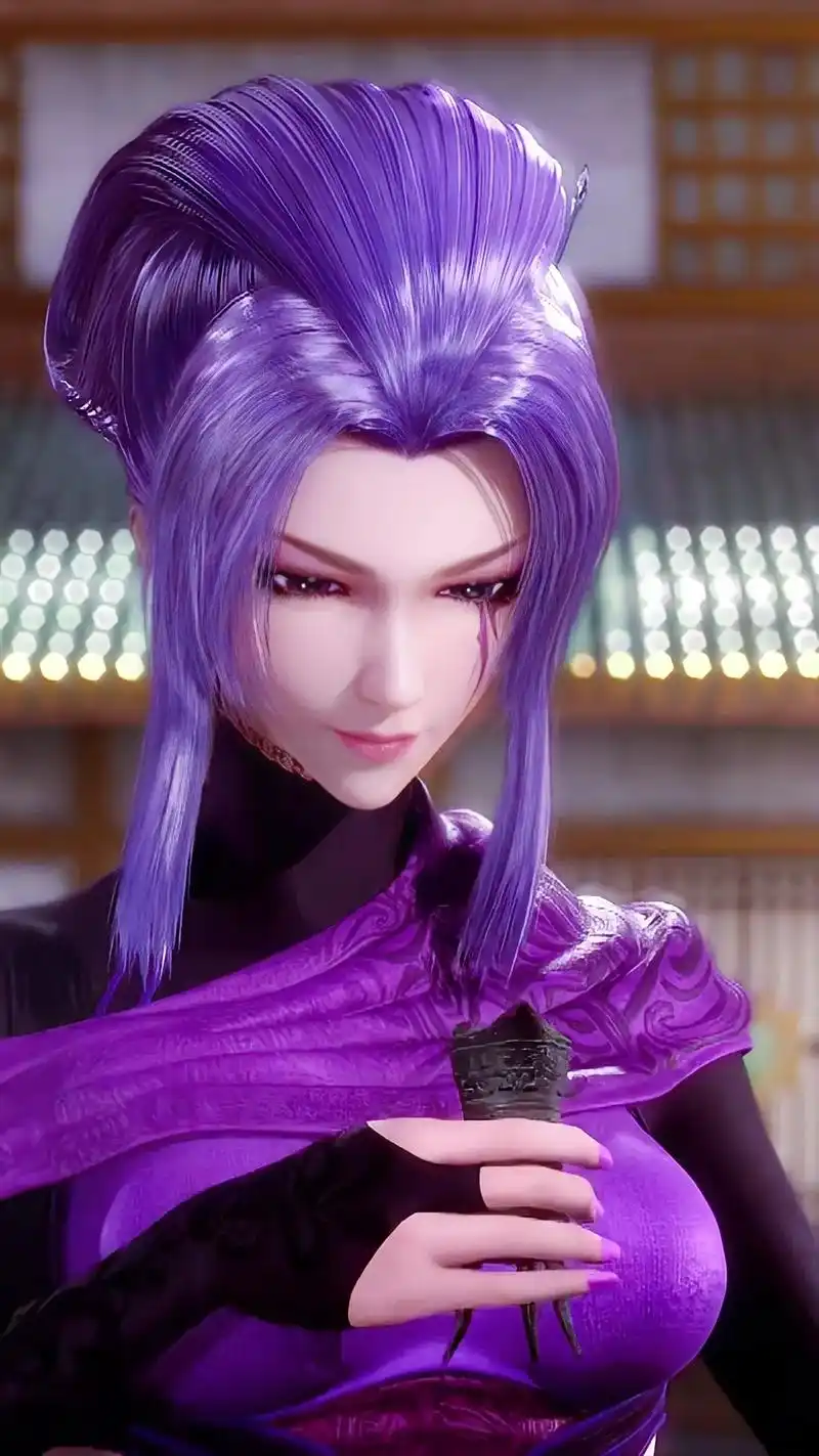 国漫 #天行九歌 #紫女 #古风#动漫壁纸 #紫色系  挑 - 抖音