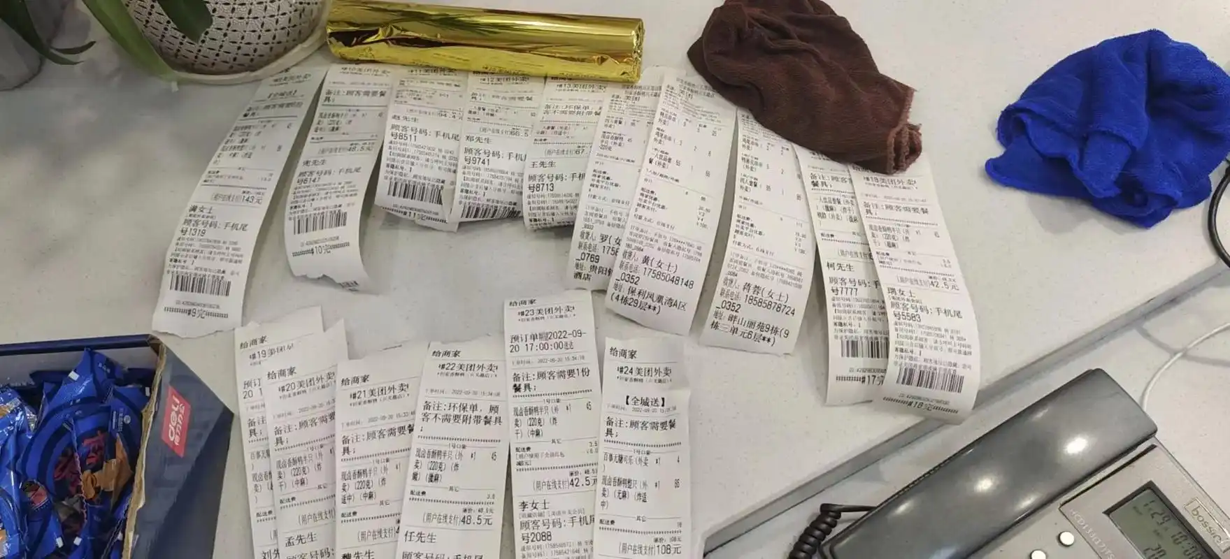 疫情后开业第一天外卖爆单了