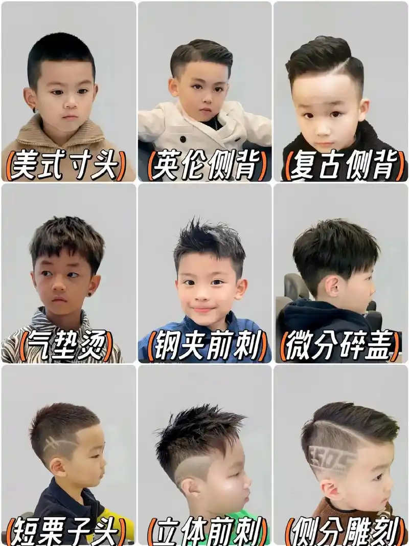 适合2-12岁男童发型系列.#创作灵感 妈妈们,马上就到20 - 抖音