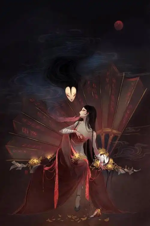 外国画师的"国风画",颠覆了传统的鬼魅,从恐怖变成了绝美_网易订阅