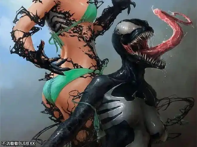 分享4张女版毒液概念图遇到这样的尤物你会逃吗