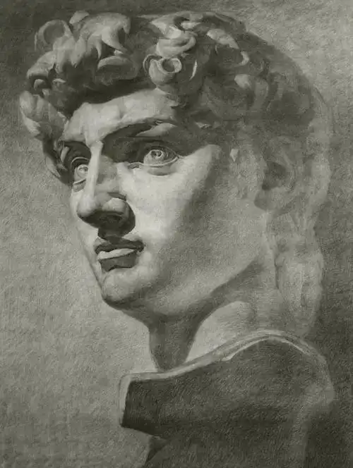 大卫石膏像素描精选