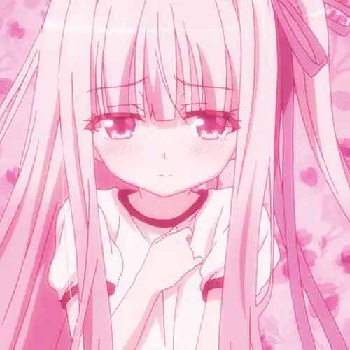 动漫女头粉色