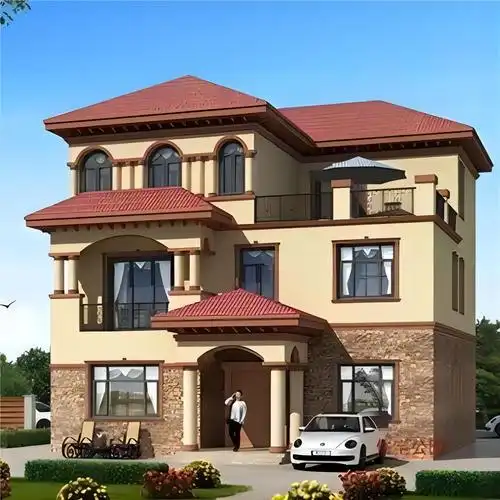 2023美乡村房屋三层别墅c0101