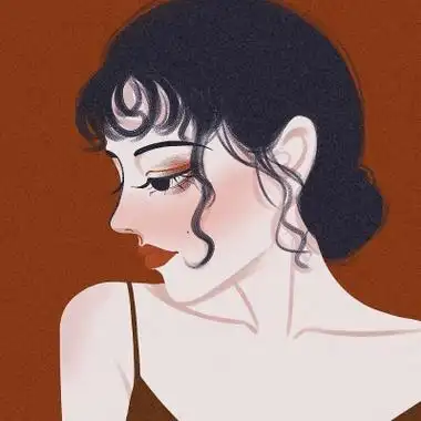 手绘头像女生唯美冷傲高冷优雅女头图片手绘