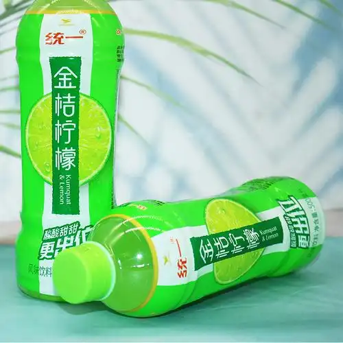 统一绿茶金桔柠檬500ml饮料
