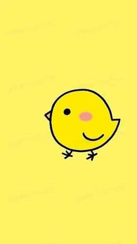 卡通可爱黄色背景
