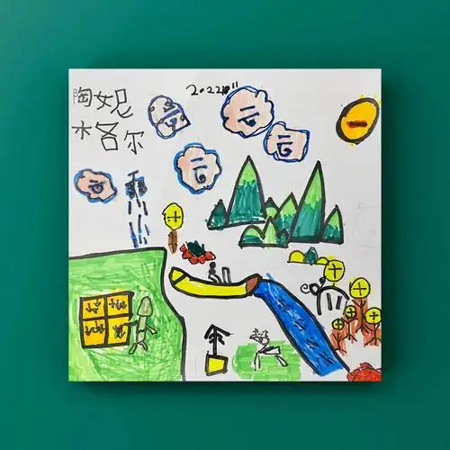 《奇妙的象形文字》利用古代文字进行大胆想象,并添加成画.