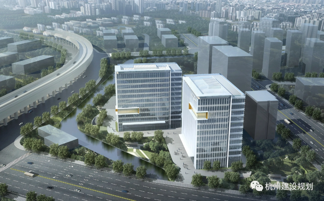 新制造业项目,钱塘智慧城限高50米商务双子楼项目公示!