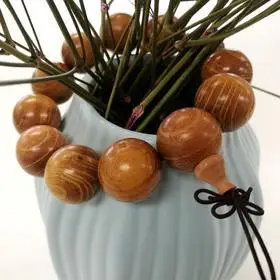柞榛佛珠手串(2.0 木质细密坚韧 木纹清晰雅致)