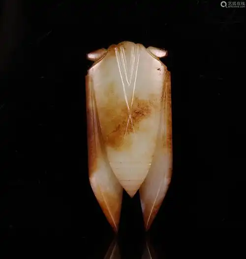 6868lot043768汉代玉蝉