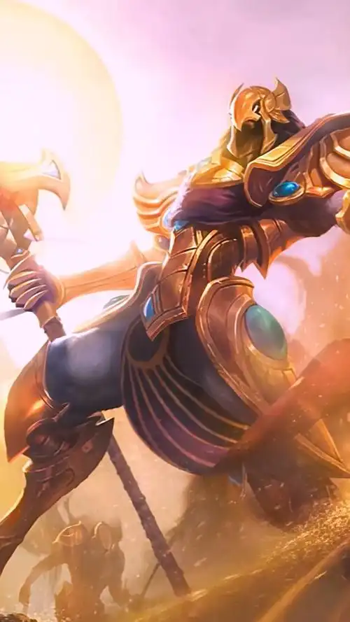 英雄联盟 lol 壁纸 沙漠皇帝 阿兹尔 轮到我了,尽管相信我吧.