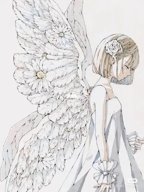 今日打卡7‖天使女孩(附原图)