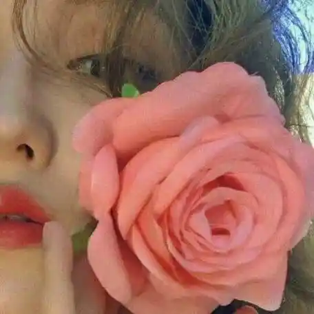 头像女生花朵遮眼睛 女生头像图片大全 -【爱个性】