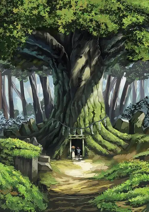 许愿树临摹练习