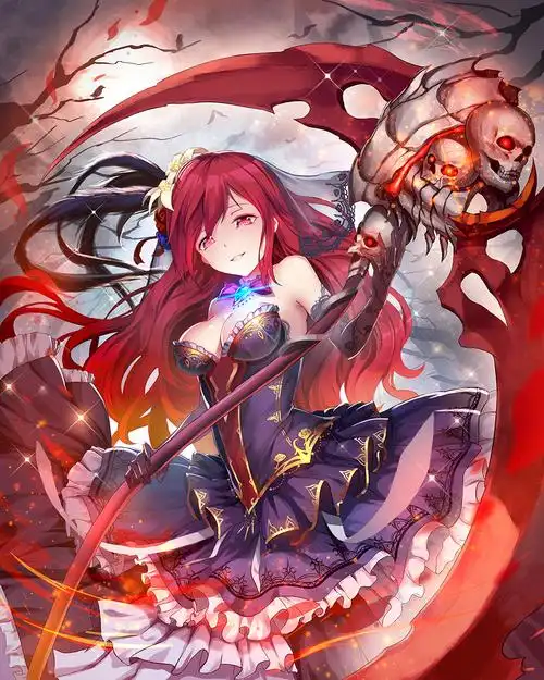 p站画师作品死神少女