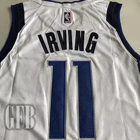 【欧文】全刺绣达拉斯独行侠密绣凯里欧文11号球衣 精密刺绣