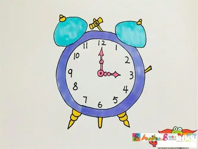 小闹钟简笔画各种各样的小闹钟简笔画