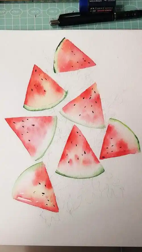 水彩画初学教程学画水彩画入门教学视频教程