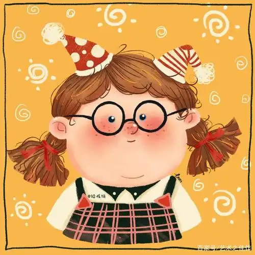 一组可爱风胖嘟嘟人物小头像,萌萌的 作者:铅成饼