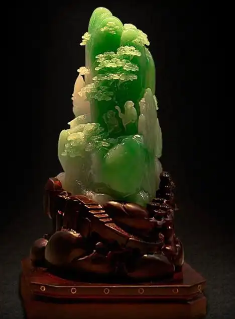 极品翡翠山子作品欣赏,美到极致,百看不厌!