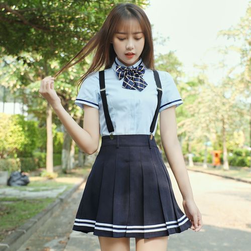 新款网红女装水手小清新学院风韩系裙学生服装职业女裙套装