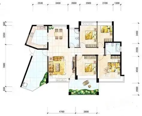 成都雅居乐花园3室2厅2卫129.16㎡南北158万