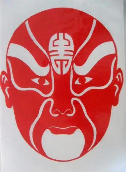京剧脸谱剪纸图案大全