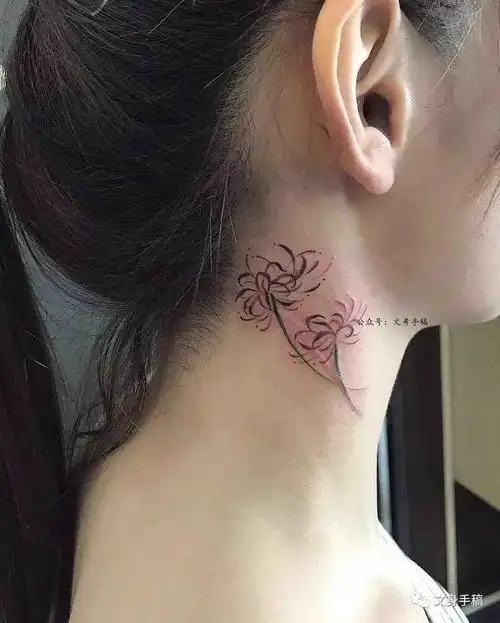 彼岸花,身上纹;从此,再无意中人.