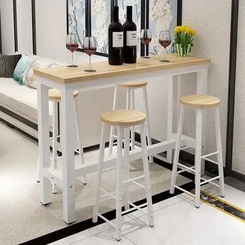 家用吧台桌简易阳台小台吧客厅隔断小酒台家庭小吧台网红吧台桌椅