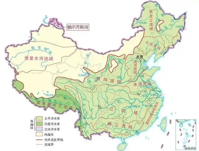 额尔齐斯河新疆第二大河流我国唯一注入北冰洋水系的外流河