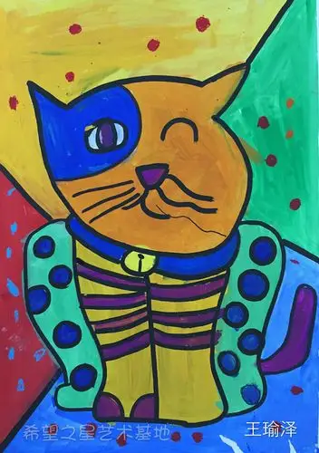 《小猫咪》水粉篇/美术初级班学员作品