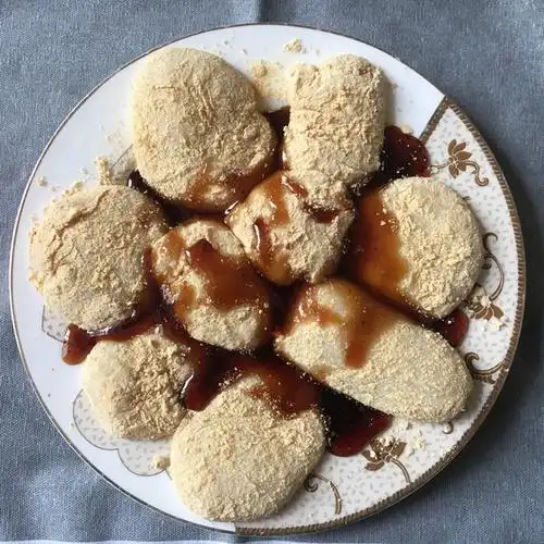 腿长三米的小瘦茜做的四川红糖糍粑