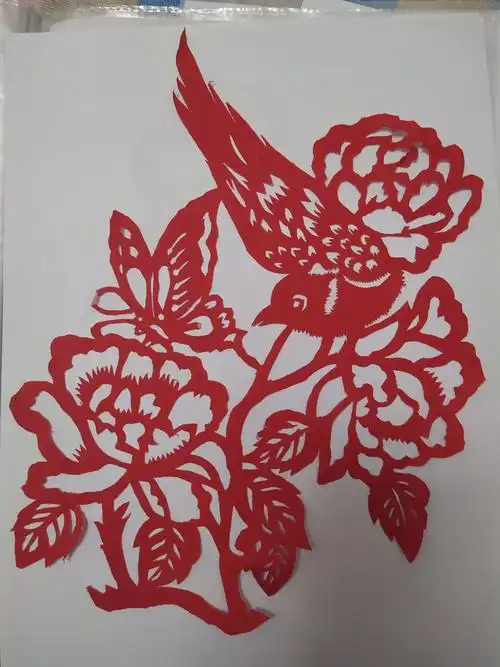 长春民协明珠剪纸 明珠老年大学 书画协会《战疫情》 剪纸诗书画第四