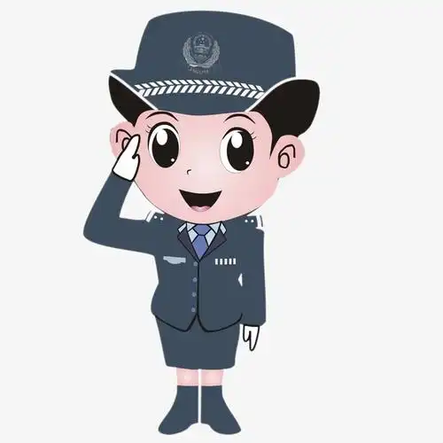 关键词 : 美丽,卡通,女警