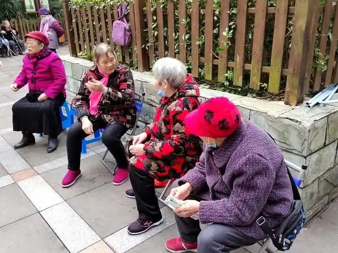 果山公园老人的乐园坐具极其简陋建议升级使老人享受红利