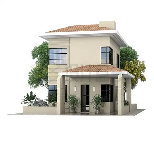 小别墅建成效果图3d模型1898394psd免抠图片素材 建筑装修-第1张