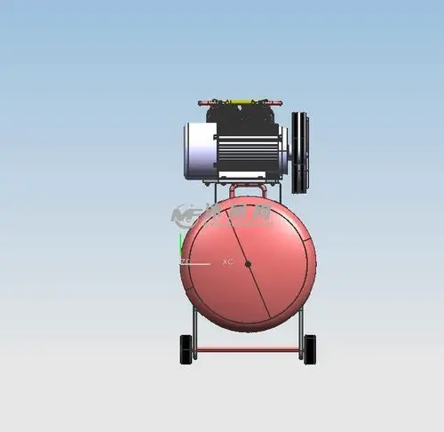 工业气泵模型图纸