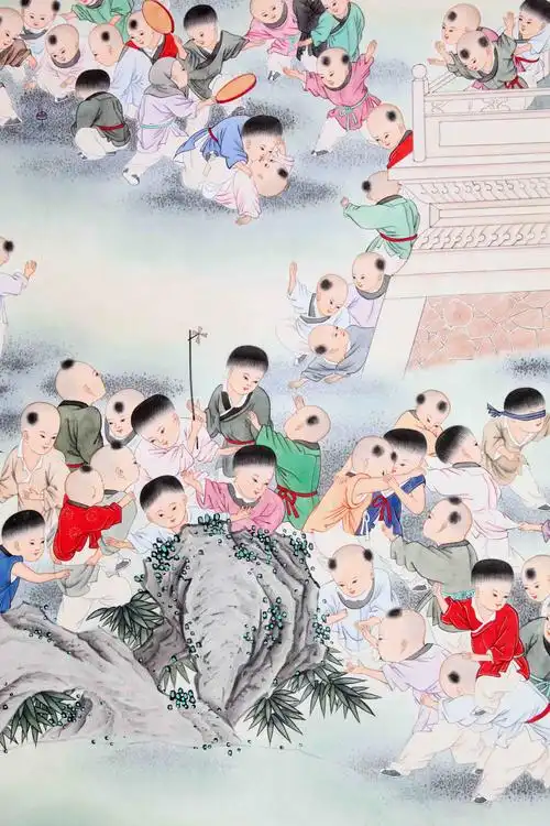 黄均《百子图》