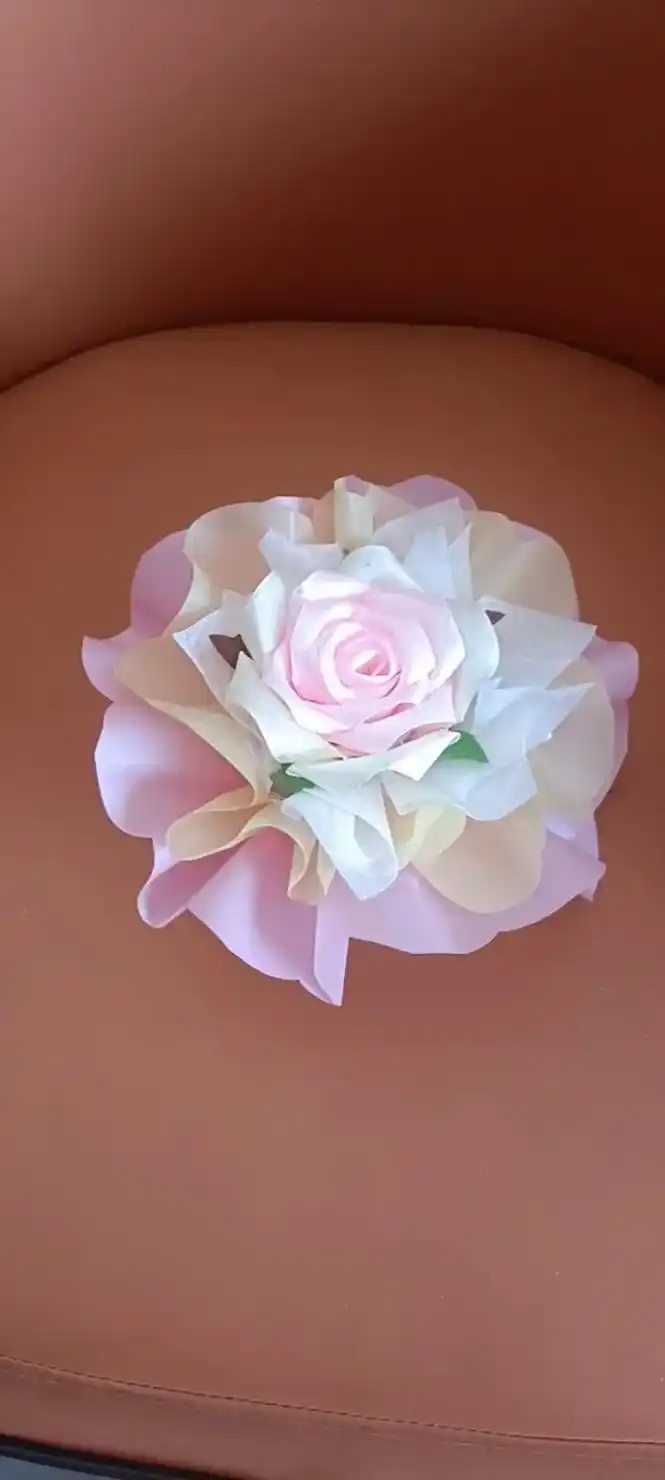 手工丝带玫瑰 #永生花 #不谢的玫瑰花  - 抖音