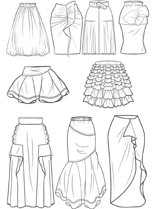 快来收藏吧7272半身裙款式图②