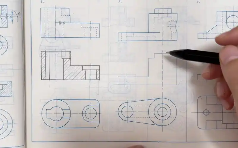 主视图改全剖视图|机械制图,工程制图作业习题集