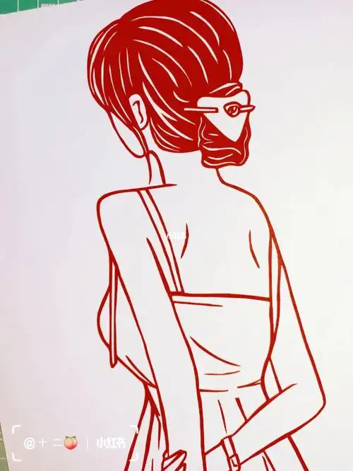 60幅刻纸266366丨我在远方惜君如常