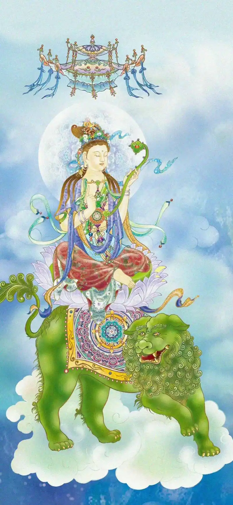 文殊菩萨壁纸 见者好运.文殊菩萨壁纸 见者好运 - 抖音